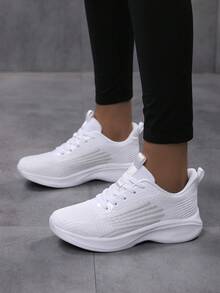 Women Wedge Sneakers - White Ash - View 2