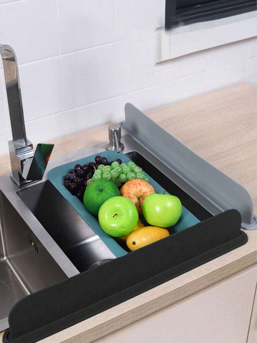 1 Peça Anteparo Respingos à Prova d'Água, Anteparo à Prova de Respingos e Óleo para Pia de Cozinha, Barreira de Água à Prova de Respingos para Fogão e Pia, Fácil de Instalar, Adequado para Cozinha, Banheiro, Dormitório e Oqueios de Água, Acessórios Domésticos, Acessórios de Cozinha, Itens Essenciais para o Lar, Protetor Contra Respingos de Cozinha, Itens Essenciais de Cozinha, Protetor Contra Respingos de Pia, Decoração de Cozinha