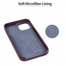 14 Card Case With Built-In Metal Plate For Magnetic Mounting & 2 Card Holder Pockets: Luxe M2 Wallet, Canvas Style Synthetic Leather ( 14, Burgundy){"Size_name":"14","Color_name":"Burgundy"} - 多色7 - 查看 7