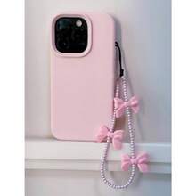 - Correa de pulsera con abalorio para telfono celular, correa universal para telfono celular, bonita correa de mueca, cadena de abalorio, accesorios hechos a mano para bolsas de cmara - Bow Beau - Ver 3