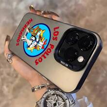 Funda de teléfono creativa popular de Los Pollos Hermanos compatible con iPhone 16, 15, 14, 13, 12, 11 Pro Max, X, XR, XS Max, 8, 7 Plus, con una parte trasera mate a prueba de golpes. - Mezcla de colores - Ver 7