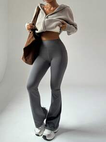 FWH Quần yoga ống loe cạp cao có túi ẩn, co giãn 4 chiều, phù hợp cho tập luyện và mặc hàng ngày vào mùa đông. - Nhiều màu - Xem 7