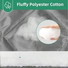 Heavy-Duty Magnetic Thermal Insulated Door Curtain For Winter - 38"X82" (96x208cm) Sliding/Regular Doors, Multi-Layer Oxford Fabric & Insulation, -Saving Locking System, Pet-Friendly Locking Mechanism, Fits Wood/French Doors - Màu Xám nhạt - Xem 7