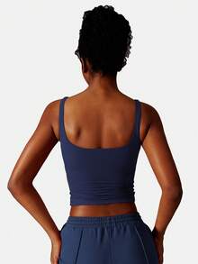 MFVIM Damen Fitness Top, Yoga Tragen, Sport Trägerhemd, hochelastisches Workout Trägershirt, geeignet für Zuhause, Pendeln