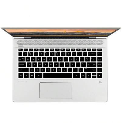 1 pieza Cubierta de teclado de silicona de color normal - Inglés (Negro/Azul) y Taiwanés (Negro/Oro Rosa) | Diseño específico para portátiles HP: HP Pavilion X360° 14m-Cd/Dh, Serie HP 14" (14-Dq, 14-Fq, 14-Cf/Bf, 14-Dk/Ds, 14t-Dh200, 14-Dq0052dx, 14-Dq2053cl, 14-Dk0002dx, 14m-Dh1003dx, 14t-Dq300, 14m-Cd0003dx, 14-Fq0013dx)