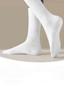 3 Pairs Women's Non-Slip Grip Yoga Socks, Cute Bar Non-Slip Sports Pilates Socks, Sticky Yoga Pilates Fitness Hospital Socks - Multicolor - View 7