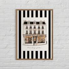 1 tấm minh họa cửa hàng Paris không khung, tranh vẽ đường nét kiểu Pháp treo tường, tranh in màu nước Paris, trang trí phòng theo phong cách tối giản, áp phích Funky, trang trí phòng ngủ, tranh in treo tường, đồ dùng cần thiết cho ký túc xá đại học, trang trí phòng, trang trí phong cách đồng quê Pháp, quà tặng thanh lịch cho phòng khách, văn phòng, trang trí nhà cửa - Nhiều màu - Xem 5