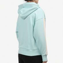 PUMA 女款跑步训练卫衣，舒适宽松休闲套头衫 534164 - 青色 - 查看 3