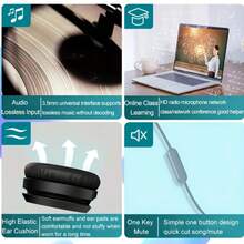 PHILIPS TAH4105 Wired Over-Ear Headphones With Bass, Suitable For Computer, Gaming, Monitoring - Noise-Proof, Foldable, Dynamic Bass And Comfortable Earcups, For Music, Gaming And Online English Learning - Nhiều màu - Xem 8