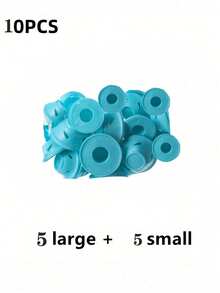 100/50/40/30/20/10/5/1个装卷发器，蘑菇形和钟形，适用于普通发质女性，不伤发，懒人友好型睡眠造型工具，卷发工具，DIY，不伤发质，时尚美发工具 - 彩色 - 查看 17