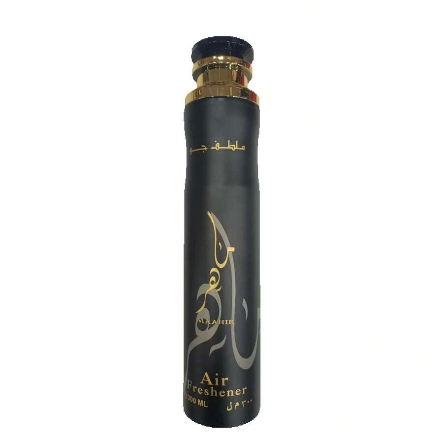 Lattafa Maahir Black Arabic Air Freshener Spray 300 ML Concentrated Air Freshener For Home Clean And Long-Lasting Scent - Black - View 1