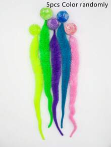 Juguete Para Gato En Forma De Oruga Con Bola Elástica Para Auto-entretenimiento