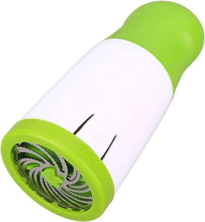 Picadora de Perejil, Ralladores Manuales Multifuncionales Seguros de Doble Hoja, Molinillo de Especias, Triturador de Perejil para Herramientas de Cocina, Molinillo de Hierbas