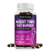 MULITTEA Quick Ship Items | Night Time Fat Burner Capsules For Women - Weight Loss Products To Support Metabolism & Weight Loss, Dietary Supplement - 1 Pack(60Pcs) - 查看 6