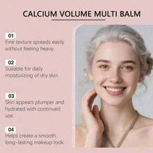 Cemenrete Calcium Multi Balm, Calcium Volume Multi Balm, Wrinkle Core Stick, Korean Collagen Moisturing Stick, Anti-Aging, Hydrating, Firming Skin, Suitable Eyes, Neck, Face, 9g