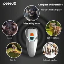 Ultrasonic Animal Repeller – Solar-Powered Waterproof Deterrent For Raccoons, Squirrels, Deer, Birds & Rodents (Garden/Yard Use) - Black - View 4