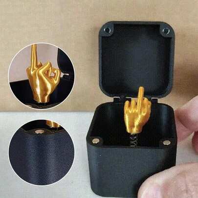 1pc Surprise Gift Box, Gift Box, Annoying Gift Box, Prank Gift Box, Just For You Gift Box, Prank Hand Gag Pop-Up Gift Box For Adults, Office Desktop Decoration Funny Prank Gift Box, Christmas