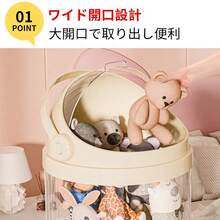 ぬいぐるみ 収納 推し活 収納 コレクションケース ぬいぐるみ収納 ケース 円柱 筒 筒状 キャスター キャスター付き インテリア 大きなぬいぐるみ 棚 大量ぬいぐるみ 大きい 大量 透明 クリア 人形 収納ボックス 収納ケース 隙間収納 おもちゃ箱 ホコリが入りにくい - ピンク - チェックする 11