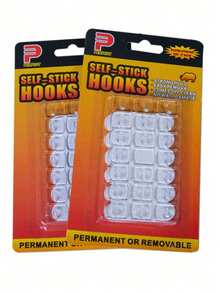 10/20 piezas, Mini gancho adhesivo, Gancho decorativo filamentoso removible y sin rastro, Gancho de pared adhesivo, Clip de luz mini para interiores/exteriores, Clip multiusos, Adecuado para decoración colgante de Navidad, Halloween, Año Nuevo