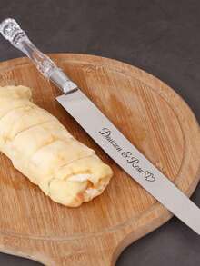 2 Stücke personalisiertes Edelstahl-Tortenmesser mit Gravur, individuelles Kristallgriff-Tortenschneide-Set für Hochzeiten, Spachtel, Pizza- und Käseschneider, Backwerkzeuge, personalisiertes Edelstahl-Tortenmesser mit Gravur, Messergröße: 33,5 cm/13,2 Zoll, Spatelgröße: 27,5 cm/10,8 Zoll, Hochzeitstorten-Messer- und Servierbesteck-Set, Tortenschneide-Set für Hochzeiten, Edelstahl, stilvoll, niedlich, farbig, personalisiert, einzigartig, ideale Geschenke für Freunde, Zuhause, Büro
