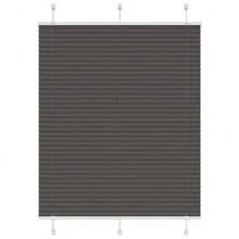 Tenda a rullo nera 110x100 cm larghezza tessuto 109,4 cm - nero - Visualizzare 1