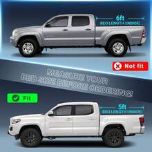 Fuel Filler Lid Fuel Gas Door Cover Compatible With 2016-2023 Tacoma 5 Ft Bed Replace 77305-04080