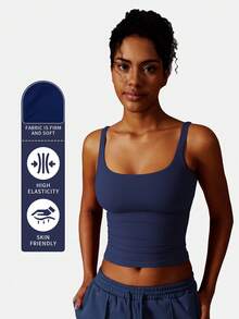 MFVIM Damen Fitness Top, Yoga Tragen, Sport Trägerhemd, hochelastisches Workout Trägershirt, geeignet für Zuhause, Pendeln