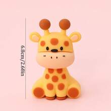 2pcs/8pcs/Set Wild One Cake Topper Jungle Animals Cake Decoration Giraffe ElephantLion Tiger Cake Animals Birthday Party Decoration