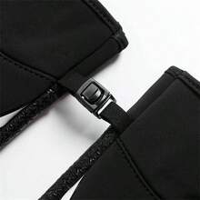 Guanti da sci per uomo, a dita intere, invernali, caldi, antiscivolo, impermeabili, leggeri, con protezione per lo schermo tattile e palmo, guanti protettivi per il freddo, adatti per corsa, escursionismo, regali di Natale e Ringraziamento - Multicolore - Visualizzare 2