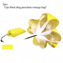 2pcs Resistance Parachute For Fitness Training - Multipurpose Speed Training Equipment, Universal For All Ages,Enhances Core Strength And Agility