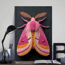 Colorful Moth Canvas Wall Art Vibrant Insect Design Prints For Living Room Bedroom Nature Inspired Home Decor Home Decor Room Decor Halloween Decor Halloween Wall Decor Halloween Decorations Bathroom Decor Fall Decor Poster Navidad Decoración Para Cuarto Perfect - 彩色 - 查看 2