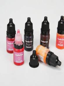 24 PIEZAS/SET 5ml 24 colores Colorantes líquidos transparentes para resina epoxi: Altamente concentrados, bajo olor, fácil de colorear, tintes para jabón DIY, pigmentos para decorar joyas y accesorios DIY