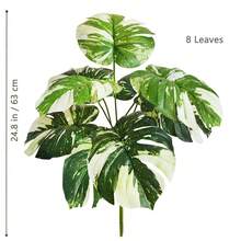 65-83-103cm(40,55 Zoll) künstliche Blumen und Blätter Monstera Deliciosa Plastik Künstliche Pflanzen für Festlich Dekorative Heim- und Bürodekoration