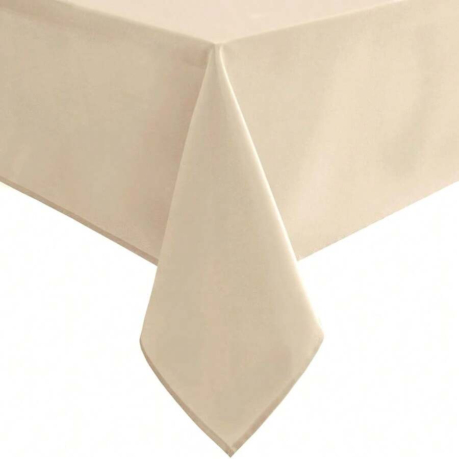 Mantel cuadrado - Mantel de poliéster impermeable y lavable para comedor, cocina, fiesta, camping, color beige, 30 X 30 pulgadas - Multicolor4 - Ver 1