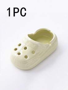 1 件独特的软粘土陶瓷木屐鞋烟灰缸，仿真日常工具设计，适合家庭、办公室、酒店装饰，完美的情人节和新年礼物，春节收藏品