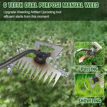 NAMA Herramienta Manual de Extracció de Malas Hierbas de Acero de Manganeso para Jardí y Césped, Accionada - Multicolor - Ver 5
