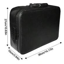 Documents Organiser A4 Expanding File Fireproof Important Document Bag/Box - Black - View 11