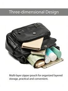 [US-Based Shipping]Retro Leather Shoulder Bag Female Multi-Pockets Crossbody Bag Fashion Large Capacity Handbag New Messenger Bag Tote,Soft Leather Texture,Fashionable European & American Retro Design, Ladies Multi-Pocket Tote Purse,Suitable For Urban Professionals, Fashion Lovers, Retro Style Enthusiasts & Daily Commuters | Ideal For Work, Shopping Sprees, Weekend Getaways, Coffee Dates & City Sightseeing,Women's Shoulder Bag Spacious Multi-Pocket Women's Crossbody Bag Fashion Soft Leather Tote,Lightweight Ladies Satchel Bag Multi Pocket Shoulder Handbag,Leather Shoulder Bag Ladies Crossbody Purse And Handbags Lightweight Pocketbook,Give A Gift To Mom,Bags Black Purse Purses And Bags Women Tote Bag Bags For Women Silver Purse Crossbody Bags For Women Bolsos Para Mujer Carteras Para Mujer Beach Bag Cheetah Print Clear Purse Tote Bags For Women Purses For Women Clear Bag Fall Clothes For Women Handbags For Women Halloween Women's Fall Clothing Winter Clothing Christmas Halloween - Nhiều màu - Xem 7