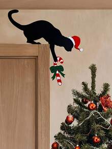 1 Stück Acryl Türrahmen Dekoration für Halloween, Ecken Dekoration mit Spinnennetz, Hexe, gelber Mond, Spukhaus, Hexe, Horror Halloween Baum, Spinne, Kürbis, Acryl Türecken Dekoration mit Ornamenten, Feiertags Dekoration, Tür Oberteil Dekoration Heim Dekoration Halloween Dekoration Raum Dekoration Weihnachtsdekorationen Heim Weihnachtsgeschenke Weihnachtsdekoration