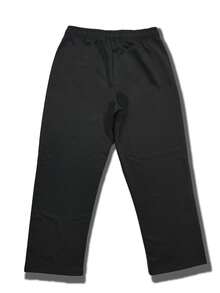 Quần thể thao nam rộng rãi và thời trang, kiểu dáng đơn giản, màu trơn, ống rộng, có dây rút và túi lớn ở eo, nhẹ, phù hợp cho đi bộ hàng ngày, đi làm, du lịch, v.v. Màu đen mùa xuân - màu đen - Xem 5