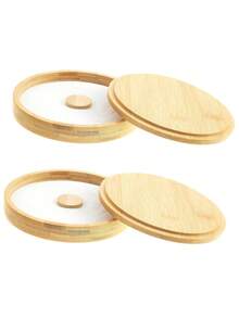 1/2/3/4 件玛格丽塔盐杯套装（带盖）、玛格丽塔鸡尾酒糖杯、竹制玻璃杯边、鸡尾酒和玛格丽塔葡萄酒调酒师工具、糖和盐杯边（最大 4.9 英寸）、木制玛格丽塔盐杯和糖杯边缘、玛格丽塔盐杯边缘套装双孔鸡尾酒盐杯边缘、玛格丽塔鸡尾酒盐杯边缘、鸡尾酒盐杯边缘（木质玻璃杯饮料边缘托盘）