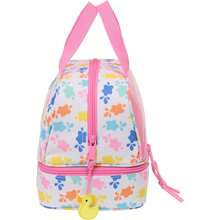 Safta Termiczna torba na lunch  "Baby Pig" dla chłopców i dziewczynek - torba na lunch  z podwójną przegrodą zapinaną na zamek i termiczną przegrodą w podstawie z podwójnym uchwytem, idealna do szkoły lub parku⚫ Darmowa wysyłka ✅ Dostawa 24/48 godz. do Hiszpanii (półwysep) - Różowy - Zobacz 4