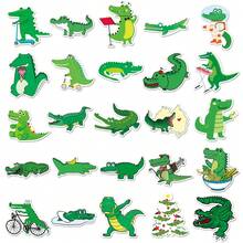 50Pcs Cartoon Cute Crocodile Cartoon Graffiti Stickers Suitable For Water Bottles, Laptops, Phones, Skateboards, Guitars, Suitcases, Scrapbooks, Helmets, Party Decorations And Gifts - Multicolor - View 5