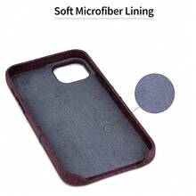 14 Plus Card Case With Built-In Metal Plate For Magnetic Mounting & 2 Card Holder Pockets: Luxe M2 Wallet, Canvas Style Synthetic Leather ( 14 Plus, Burgundy){"Size_name":"14Plus","Color_name":"Burgundy"} - Multicolor12 - View 7