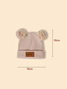 6pcs Baby Knit Hats, 8 Colors Available, Thick & Warm For Winter, Minimalist & Cute Style, Suitable For 1-6 Years Old Children Outdoor Hiking/Skiing And Daily Winter Wear