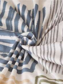 1件菱形格纹沙发/床罩，涤纶纤维弹性全包裙式沙发/床罩，适用于客厅和家居，简约现代风格 - 彩色 - 查看 11