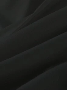 Women's Long Sleeve Base Layer Thermal Lined Solid Color Thermal Underwear Top, Super Soft For Outdoor, Casual, Home Wear, Suitable For Cold Weather, Fall / Winter - Black - View 6