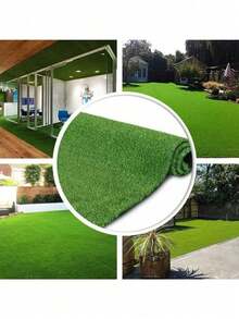Outdoor Artificial Grass Carpet, Artificial Grass Seam Tape, Self-Adhesive Waterproof, Wear-Resistant Seamless , Suitable For Sports Fields + Yards + Plant Protection, Football Field Fixation, Plastic Synthetic Grass Mat, Easy To Install Fake Grass, Outdoor Artificial Grass Carpet, Outdoor Garden Decor, No Electricity Required, For Balcony Decoration, Green Plant Replacement