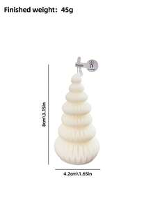 Folding Christmas Tree Shaped Aromatherapy Candles, Snowman Candles, Decorative Candles, Gift Candles, Soy Candles, Suitable For Home Decoration, Fireplaces, Candle Centers, Birthday Candles, Candle Holders, Friend Gifts, Women's Gifts, Home Candle Decoration, Decorations, Christmas Gifts, Christmas Decorations