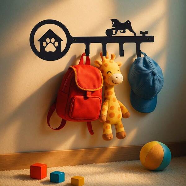 1 قطعة خطاف معدني أسود فاخر لديكور المنزل، الخيار المثالي للهدايا الراقية والشخصية، مثالي لتنظيم عناصر التخزين، مناسب لديكور المنزل الحديث، ديكور المنزل، ديكور الغرفة، ديكور غرفة النوم، ديكور الحمام، مقاوم للماء والصدأ وقوي، ديكور الحائط، هدية عيد ميلاد، المطبخ